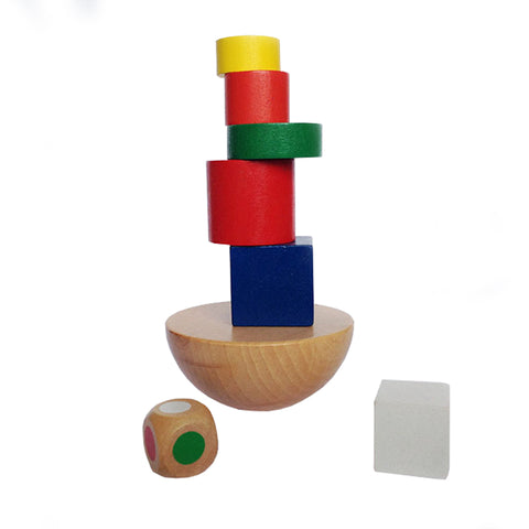 Wooden Geometric Balancing Puzzle