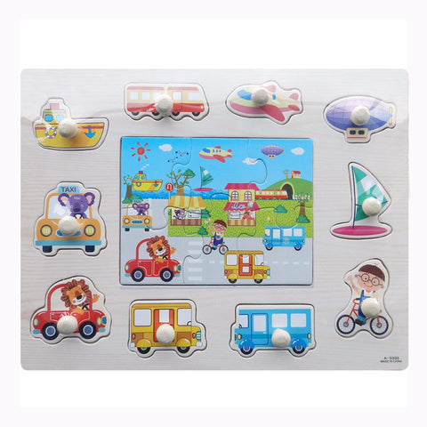 Educational Hand Grasp Wooden Puzzle