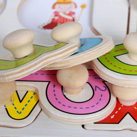 Educational Hand Grasp Wooden Puzzle