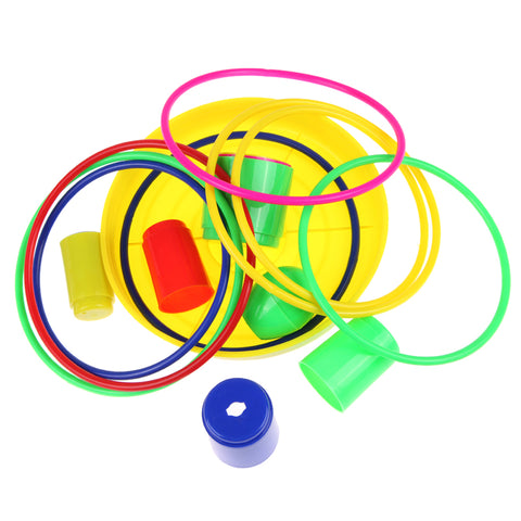 Colorful Hoopla Ring Toss Puzzle Game