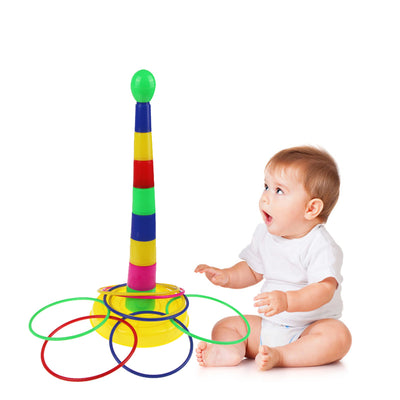 Colorful Hoopla Ring Toss Puzzle Game