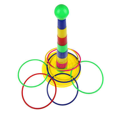 Colorful Hoopla Ring Toss Puzzle Game