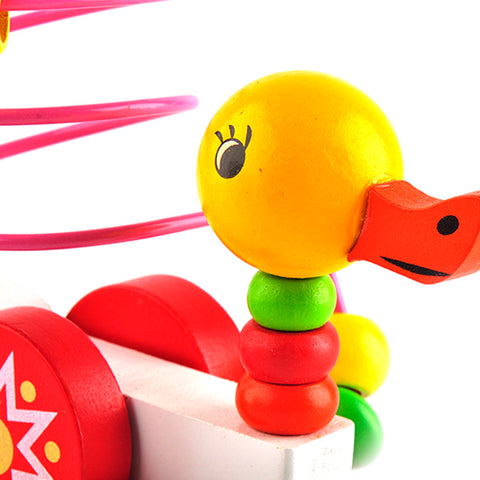 Multicolor Bead Duckling Trailer