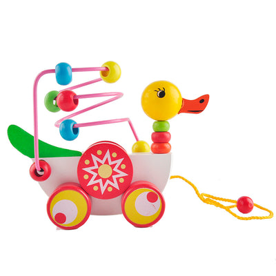 Multicolor Bead Duckling Trailer