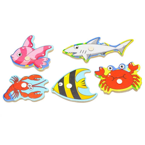 Wooden 3D Fishing Puzzle