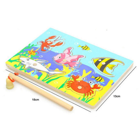 Wooden 3D Fishing Puzzle