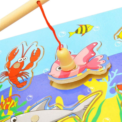 Wooden 3D Fishing Puzzle