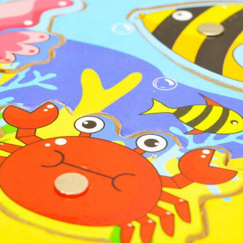 Wooden 3D Fishing Puzzle