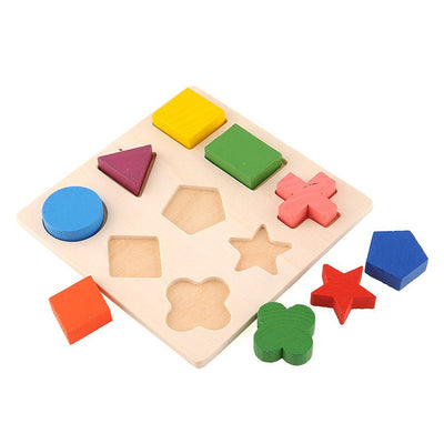 Wooden Geometry Educational Puzzle
