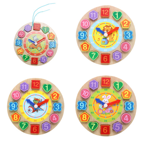 Cognitive Clock Wooden Puzzle