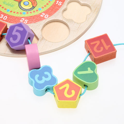 Cognitive Clock Wooden Puzzle