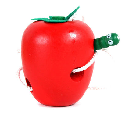 The Caterpillar Eats The Apple Wooden Puzzle