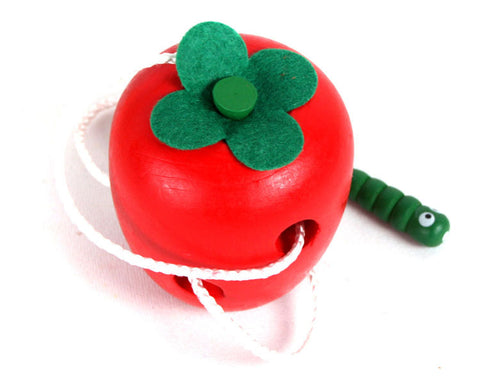The Caterpillar Eats The Apple Wooden Puzzle