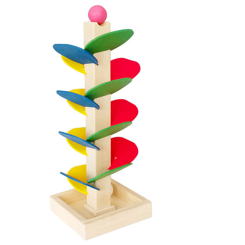 Wooden Tree Marble Ball Run Puzzle