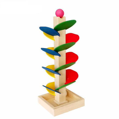 Wooden Tree Marble Ball Run Puzzle