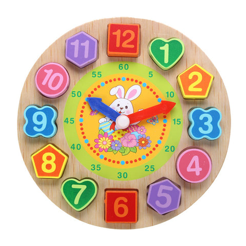 Cognitive Clock Wooden Puzzle