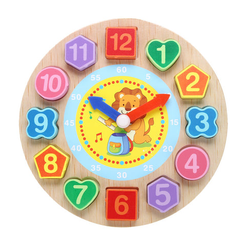 Cognitive Clock Wooden Puzzle
