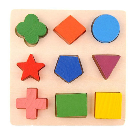 Wooden Geometry Educational Puzzle