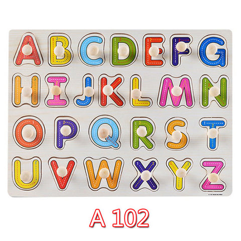 Educational Hand Grasp Wooden Puzzle