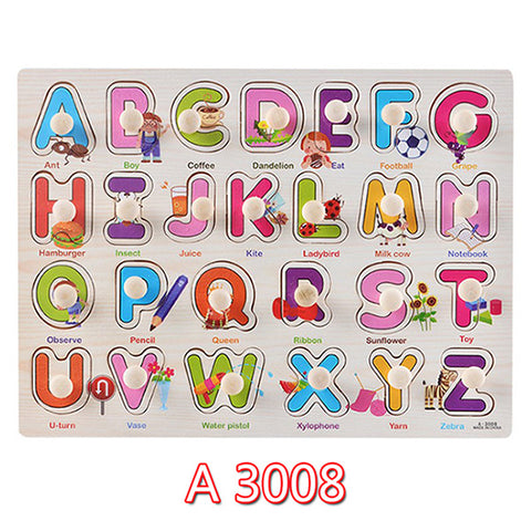 Educational Hand Grasp Wooden Puzzle