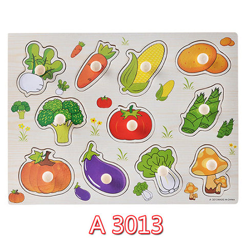 Educational Hand Grasp Wooden Puzzle