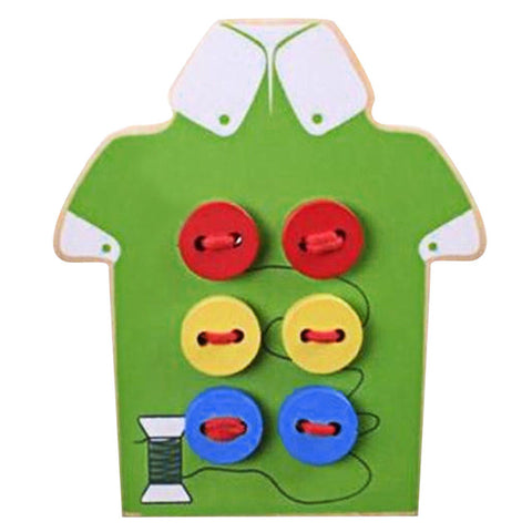 Educational Wooden Beads Lacing Puzzle