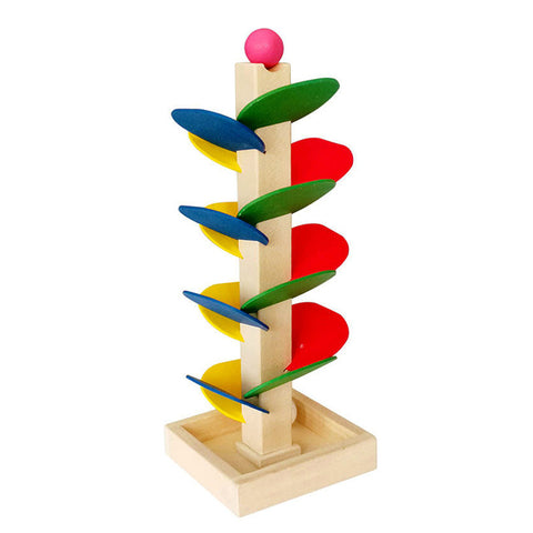 Wooden Tree Marble Ball Run Puzzle